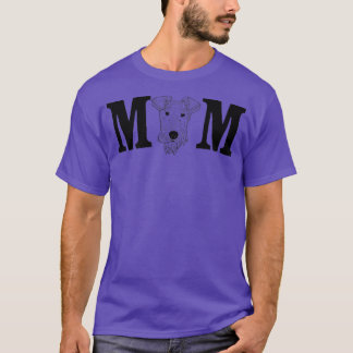 Frauen, die Mutter von Fox Terrier DogT-Shirt T-Shirt