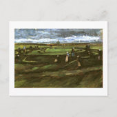 Frauen, die Nets in den Dünen von Van Gogh Kunst w Postkarte (Vorderseite)