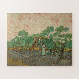 Frauen, die Oliven picken, Van Gogh Puzzle