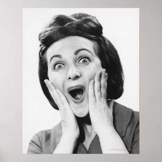 Frauen, die sich dem Gesicht stellen Poster (Vorne)