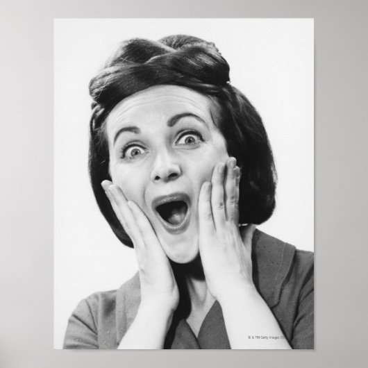 Frauen, die sich dem Gesicht stellen Poster (Vorne)
