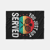 Frauen, die Sie gerade Got haben, serviert Funny T Fleecedecke (Vorderseite (Horizontal))