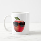 Frauen, die Sungles tragen Funny Fruit Costume Gra Kaffeetasse (Links)