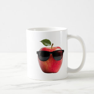Frauen, die Sungles tragen Funny Fruit Costume Gra Kaffeetasse