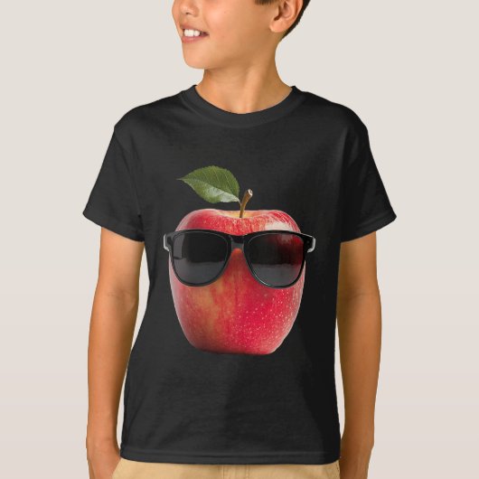 Frauen, die Sungles tragen Funny Fruit Costume Gra T-Shirt (Vorderseite)