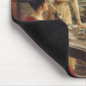 Frauen, die Tee nehmen Mousepad (Ecke)