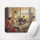 Frauen, die Tee nehmen Mousepad (Mit Mouse)