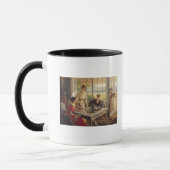 Frauen, die Tee nehmen Tasse (Links)