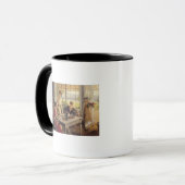 Frauen, die Tee nehmen Tasse (Vorderseite Links)