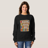 Frauen Die Tut Nix Die Will Nur Books Bookworm Rea Sweatshirt (Vorne ganz)