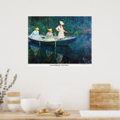 Frauen, die von Claude Monet fischen Poster (Küche)