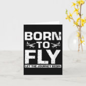 Frauen, die von der Flucht angetrieben werden, Lie Karte (Gelbe Blume)