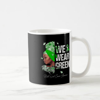 Frauen, die wir als Grüne Bile Duct Krebs Bewussts Kaffeetasse
