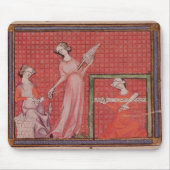 Frauen, die Wollen spinnen Mousepad (Vorne)