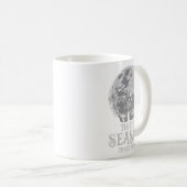 Frauen dies ist die Jahreszeit Y Spuk Mond Creepy  Kaffeetasse (VorderseiteRechts)
