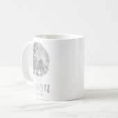 Frauen dies ist die Jahreszeit Y Spuk Mond Creepy Kaffeetasse (Vorderseite Links)