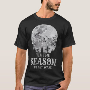 Frauen dies ist die Jahreszeit Y Spuk Mond Creepy  T-Shirt
