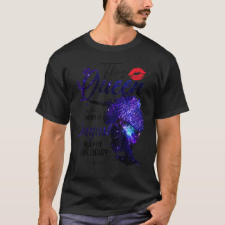 Frauen diese Königin war im August am Geburtstag B T-Shirt