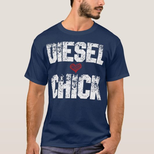 Frauen Diesel Kick Trucker Truck Drivers Gift T-Shirt (Vorderseite)