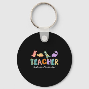 Frauen Dinosaur Lehrerin Teachersaurus Rex Funny D Schlüsselanhänger
