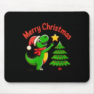 Frauen Dinosaurier Weihnachten Frohe Weihnachten T Mousepad