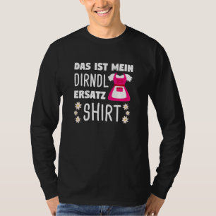 Frauen Dirndl Ersatzkostüm Zelt Party Costu T-Shirt