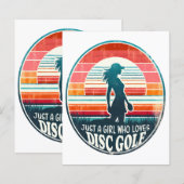 Frauen Disc Golf - Frisbee Golf Female (Vorne/Hinten)