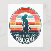 Frauen Disc Golf - Frisbee Golf Female (Rückseite)