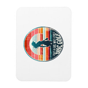 Frauen Disc Golf - Frisbee Golf Female Magnet