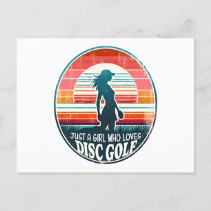 Frauen Disc Golf - Frisbee Golf Female Postkarte