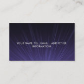 Frauen DJ-Visitenkarte Visitenkarte (Rückseite)