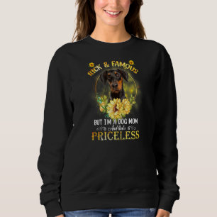 Frauen Doberman Ich mag nicht reich und berühmt se Sweatshirt