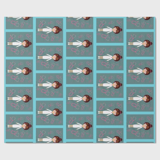 Frauen-Doktor Packpapier (Flach)