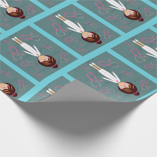 Frauen-Doktor Packpapier (Ecke)