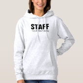 Frauen Doppelseitige Hoodies Ash Gray Staff (Vorderseite)