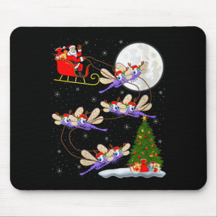 Frauen Drachenfliege Weihnachtsmann Schlitten Flie Mousepad