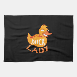 Frauen Duck Lady Geschenk Duckling und Ducky Geschirrtuch