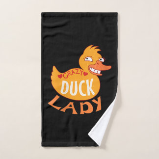Frauen Duck Lady Geschenk Duckling und Ducky Handtuch