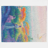 FRAUEN DURCH DIE KURZE MALERIE FLEECEDECKE (Vorderseite (Horizontal))