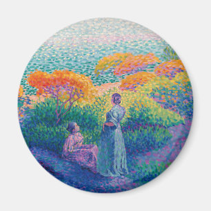 FRAUEN DURCH DIE KURZE MALERIE MAGNET