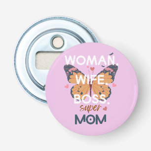 Frauen, Ehefrau, Chef, super Mom Flaschenöffner