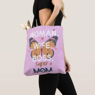 Frauen, Ehefrau, Chef, super Mom Tasche
