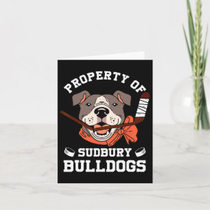 Frauen Eigentum von Sudbury Bulldogge Spaß  Karte