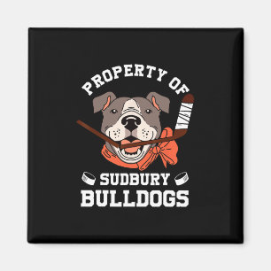 Frauen Eigentum von Sudbury Bulldogge Spaß Magnet