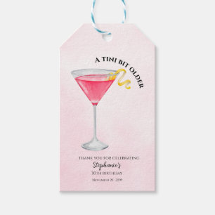 Frauen ein bisschen älter Rosa 30. Geburtstag Geschenkanhänger