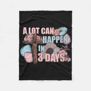 Frauen Einiges Kann In 3 Tagen Passieren Shirt Chr Fleecedecke