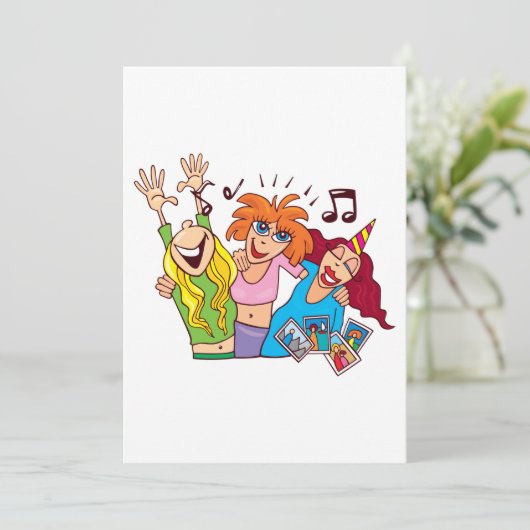 Frauen Einladung (Stehend Vorderseite)