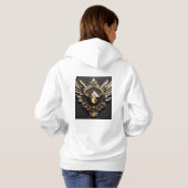 Frauen Einzigartiges Design Hoodie (Schwarz voll)