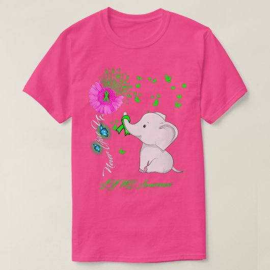 Frauen Elephant LYME Awareness LYME Ribbon Geschen T-Shirt (Design vorne)