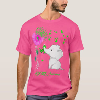 Frauen Elephant LYME Awareness LYME Ribbon Geschen T-Shirt